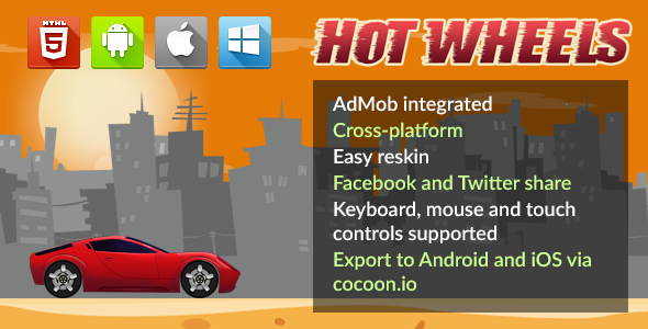 Hot Wheels - HTML5 Game - Phaser