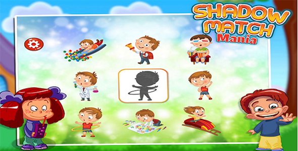 Shadow Match Kids Puzzle Game - Kids Memory Games + Earn Money + Android Games