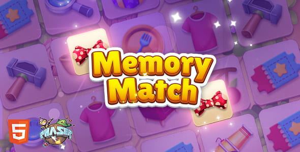 Memory Match - HTML5 Game (Phaser 3)