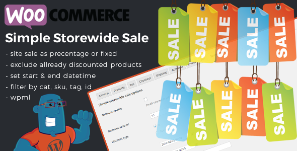 WooCommerce Simple Storewide Sale