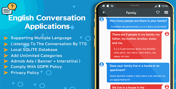 English Conversation : TTS - Local & Push Notification