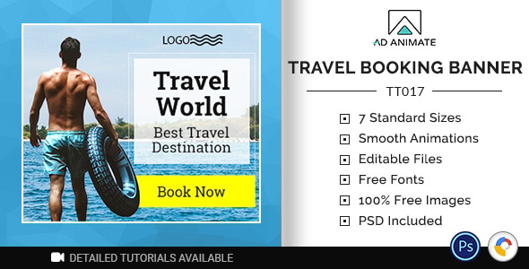 Tour & Travel | Travel Booking Banner (TT017)