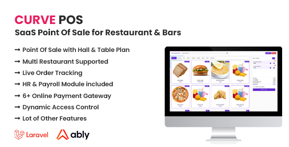 Curve POS - SaaS Point Of Sale System for Restaurants & Bars