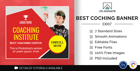 Education & Institute | Best Coaching Banner (EI007)