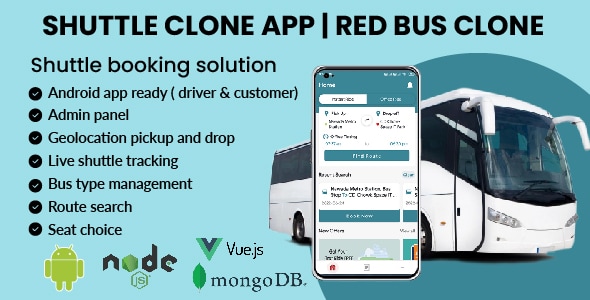 Shuttle Clone App | Instant Ride With Office Commuter Ride