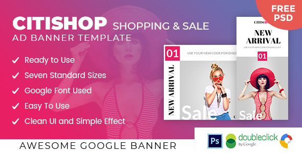 Citishop | Shopping HTML 5 Animated Google Banner