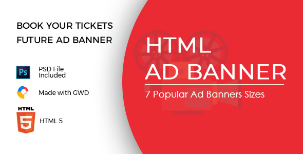 Book Your Tickets Ad Banners