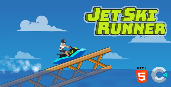 Jet Ski Runner - HTML5 Game (Construct 3)