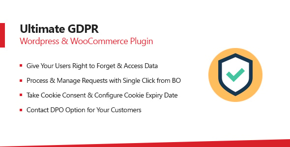 Ultimate GDPR Compliance Plugin for Wordpress & WooCommerce