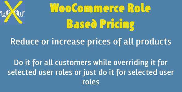 WooCommerce Role Based Pricing