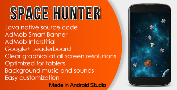 Space Hunter with AdMob and Leaderboard