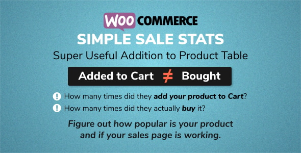 Woo Simple Sale Stats