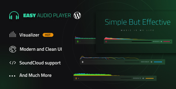 Easy Audio Player Wordpress & WooCommerce Plugin