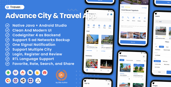 Traver - Advance City & Travel Android App 2.1