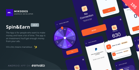 Spin & Earn : Android Source Code