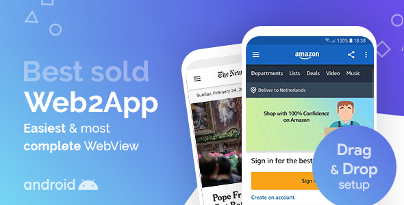 Web2App - Quickest Feature-Rich Android Webview