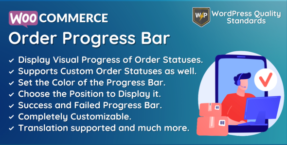 WooCommerce Order Progress Bar | Order Tracking