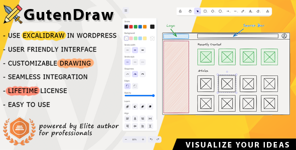 GutenDraw - Visualize Ideas with Excalidraw in WordPress