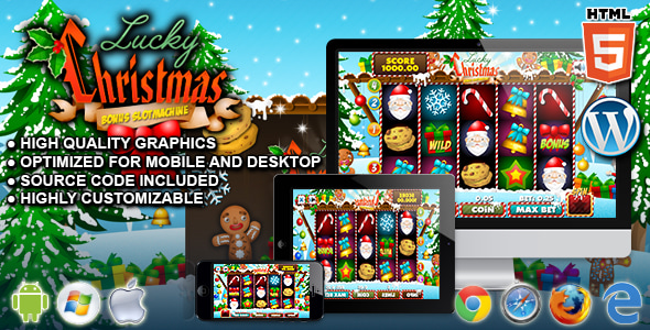 Slot Lucky Christmas - HTML5 Casino Game