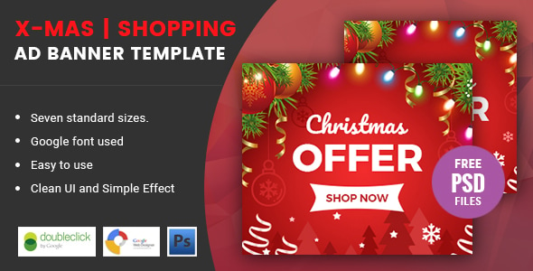 X-mas | Shopping HTML 5 Animated Google Banner