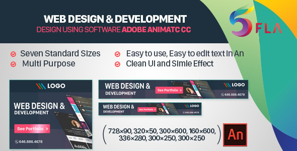 Web Design & Development HTML 5 Banners Animated