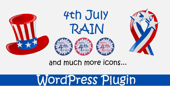 4th July Rain - WordPress Plugin