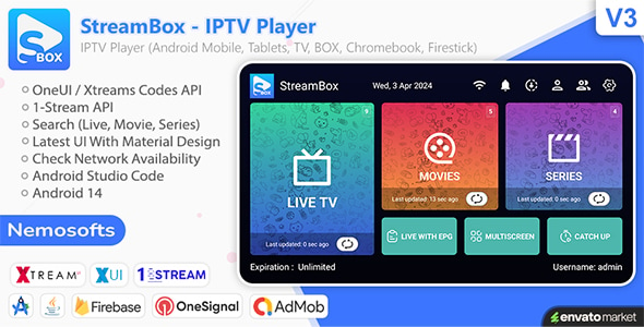 StreamBox - IPTV Player