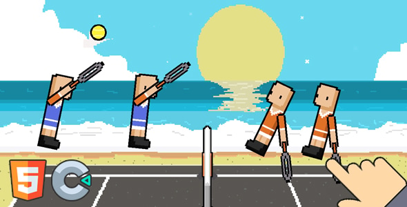 Funny Tennis Physics - HTML5 Game (Capx&c3p)