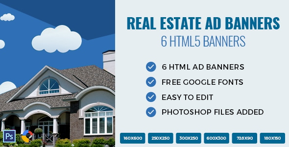 Real Estate - HTML Ad Banners