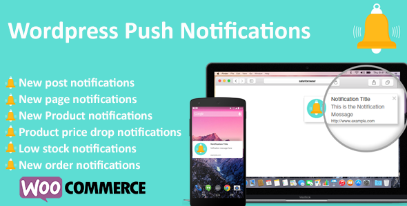 Wordpress Push Notifications - WooCommerce Push Notifications