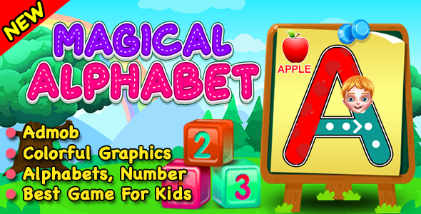 Magical Alphabets + Best Kids Preschool Learning Game + Android Tracing Games