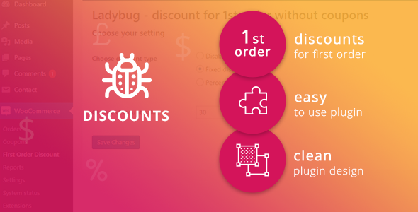 Ladybug - discount for 1st order without coupons