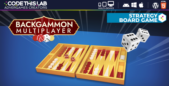 Classic Backgammon - HTML5 Board Game