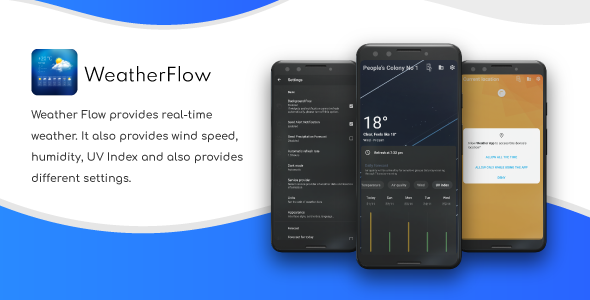 Weather Flow - Live Weather Forecast App with Admob Ads