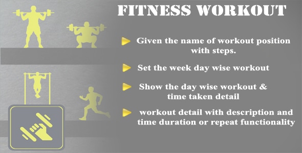 Workout Fitness Android Application Full Source code With ADMOB