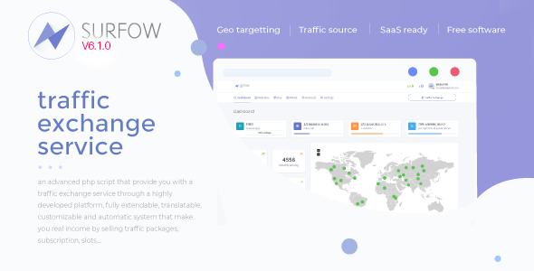 Surfow V6.1 - Traffic Exchange Service