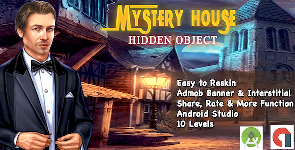 Mystery House + Hidden Object + Ready For Publish + Android