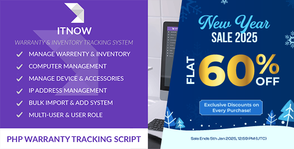 ITNOW-Warranty & Inventory Tracking System