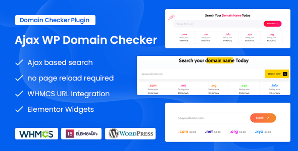 Adcfe - Elementor ajax domain checker