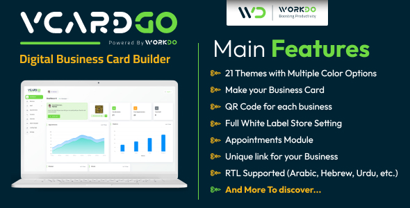 vCardGo - Digital Business Card Builder