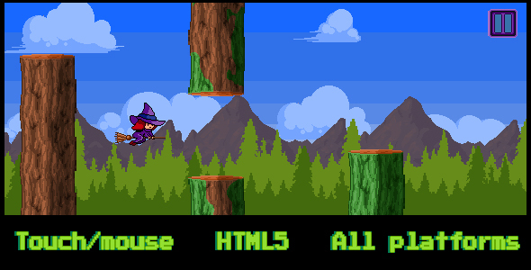 Flappy Witch - HTML5 Game (Capx)