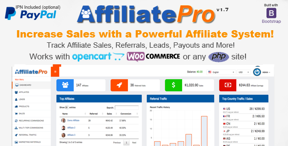 Affiliate Pro - Affiliate Management System