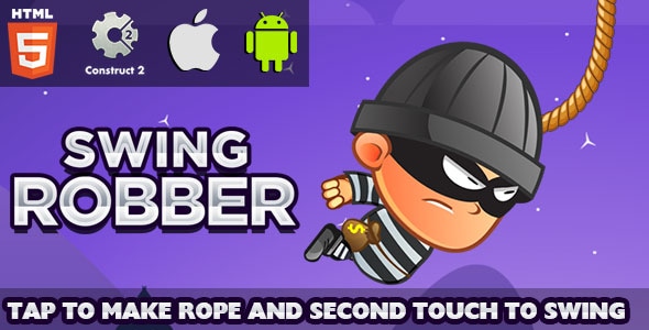 Swing Robber - HTML5 Game (CAPX)