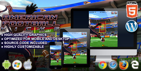 American Football Kicks - HTML5 Sport Game