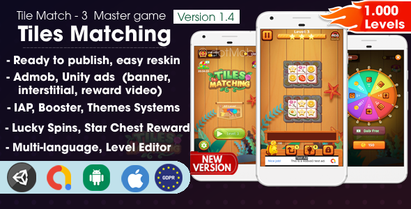Tiles Matching - Unity Complete Project