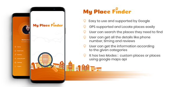 My Place Finder (Full Android App Google + Custom Outlets + Offers + Firebase)