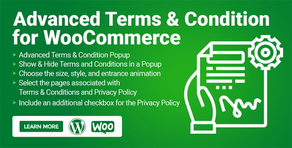 Advance Terms and Condition Popup for WooCommerce