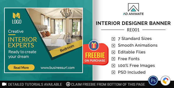 Real Estate | Interior Designer Banner (RE001)