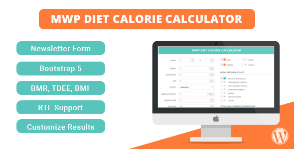 MWP WordPress Diet Calorie Calculator