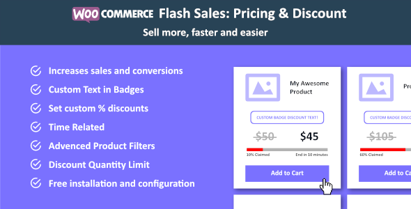 WooCommerce Flash Sales - Increase Black Friday & Cyber Monday Sales